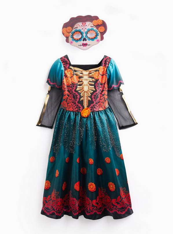 Day of the Dead Fancy Dress Costume 7-8 years